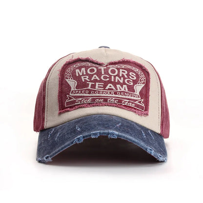 Casquette de baseball en coton printemps-été pour homme, style délavé et vieilli, chapeaux pour homme et femme, casquette de soleil pour l'extérieur, casquettes hip-hop, style décontracté, multicolore