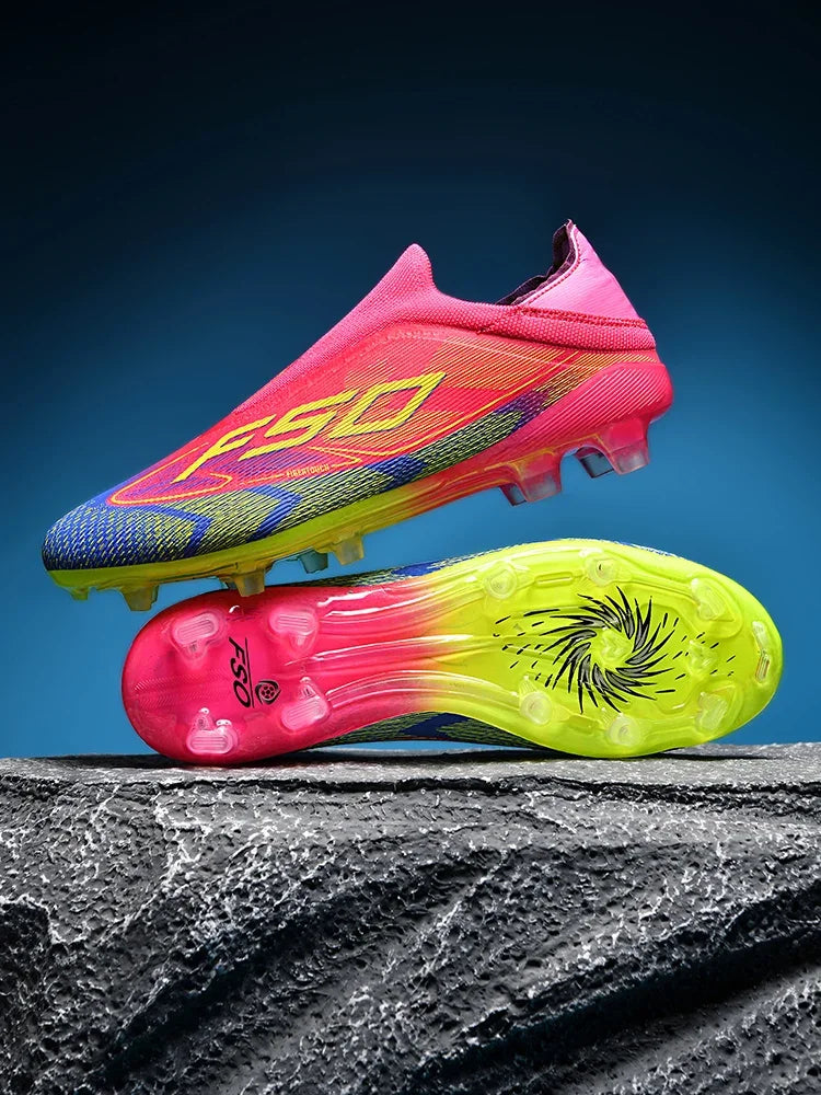 Chaussures de football professionnelles originales pour hommes, résistantes au gazon, chaussures de football décontractées de haute qualité pour hommes, chaussures de football pour entraînement rapide
