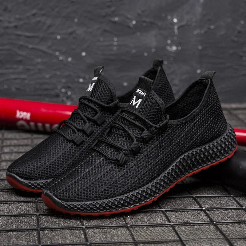 New Men's Casual Sports Shoes Outdoor Thick Bottom Versatile Summer Workwear Trendy Shoes Anti-Slip Wear-Resistant Rubber Sole
