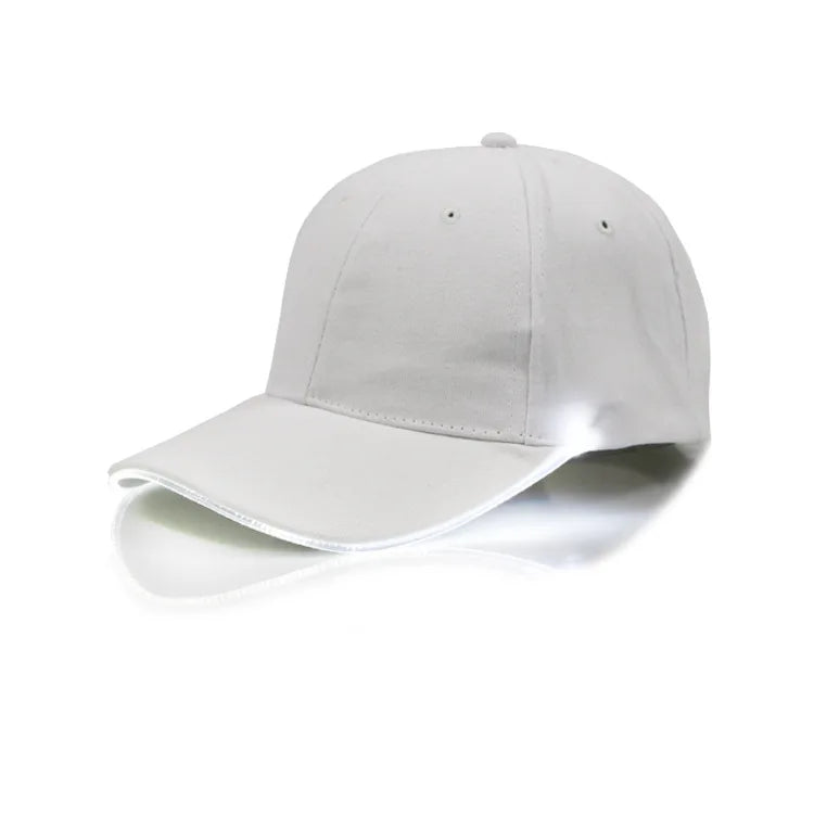 Șapcă cu LED-uri din fibră optică, cu 7 culori luminoase, șapcă de baseball EDC strălucitoare, încărcare USB, șapcă luminoasă, șapcă LED de performanță