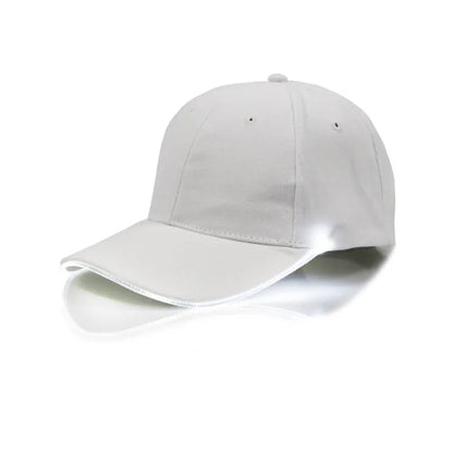 Șapcă cu LED-uri din fibră optică, cu 7 culori luminoase, șapcă de baseball EDC strălucitoare, încărcare USB, șapcă luminoasă, șapcă LED de performanță