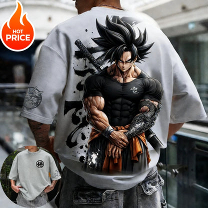Son Goku Gym Dragon Ball Super Saiyan Harajuku Men Summer Cotton T-Shirt Top Loose Women Streetwear Casual Short Sleeve Tee