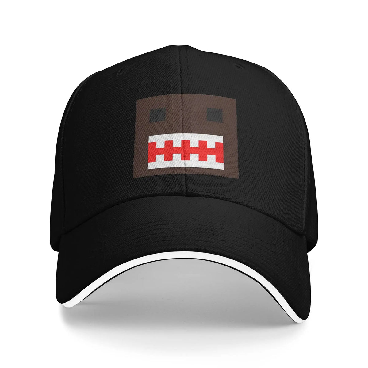 „PIXEL Domo Kun“ lėlės veido stiliaus kepurės vyrams ir moterims: hip-hopo, beisbolo stiliaus, mielos, juokingos, reguliuojamos, žvejybos, visų metų kepurės