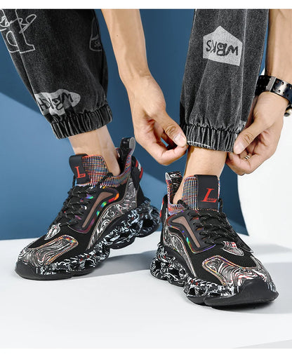 Men's Sneakers Luxury Designer Casual Shoes Platform Shoes Fashion Blade Loafers Running Shoes for Men