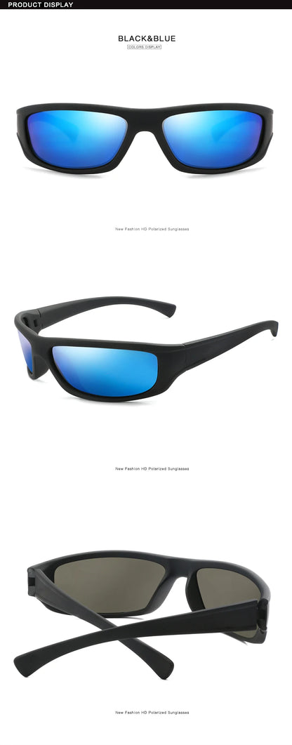 2024 Fashion Polarization Cycling Sunglasses Retro Sport Fishing Glasses Men Women Lightweight Driving Cycling Running UV400