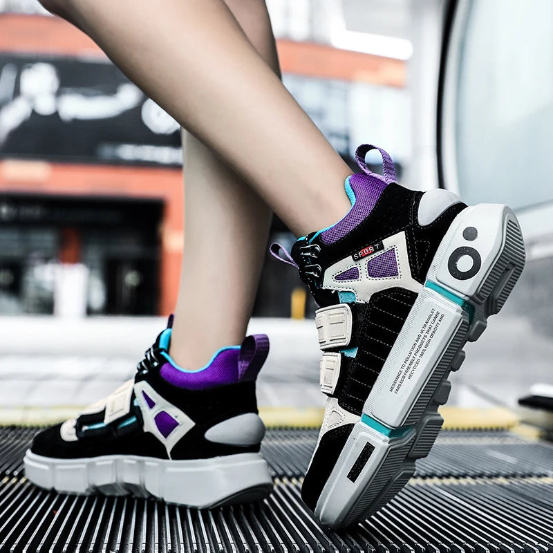 Chaussures de course respirantes pour hommes, baskets décontractées pour hommes, chaussures de tennis pour hommes, entraîneur de course, mocassins à la mode, luxe