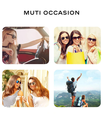 CAPONI Gradient Women's Sunglasses Polarized Fashion Brand Designer Sun Glasses Anti UV Ray Original Decorative Shades CP21015