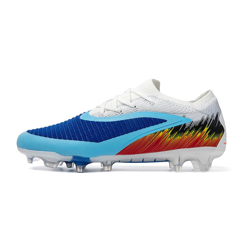 New Men's Football Boots Shoes Match Training Soccer Shoes Non-Slip Cleats Long Spikes FG Ultralight Outdoor Sneakers Drop Shipping