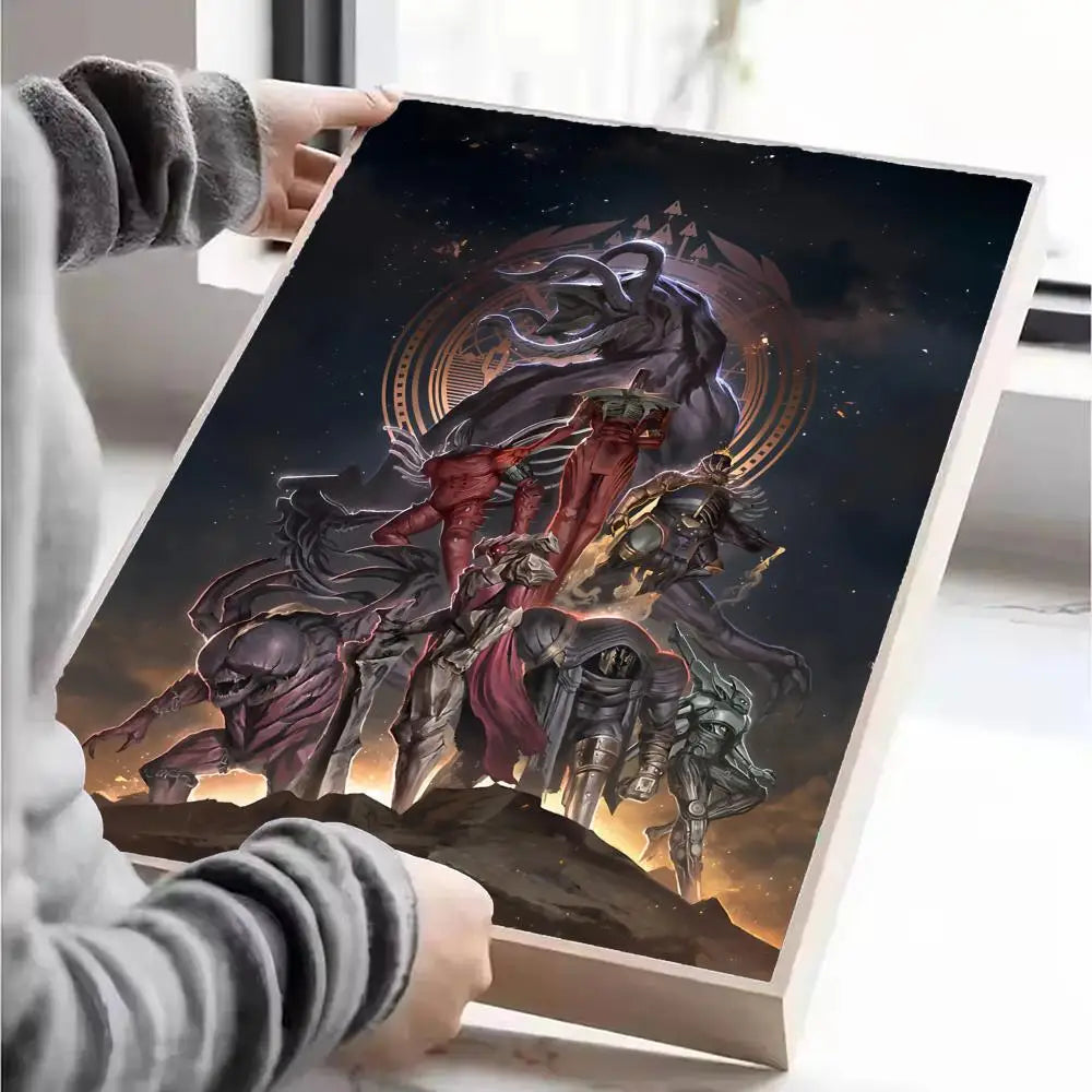 Destiny Poster Self-adhesive Art Waterproof Paper Sticker Coffee House Wall Decor