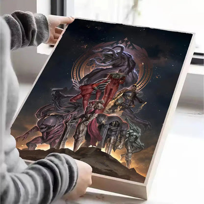 Destiny Poster Self-adhesive Art Waterproof Paper Sticker Coffee House Wall Decor