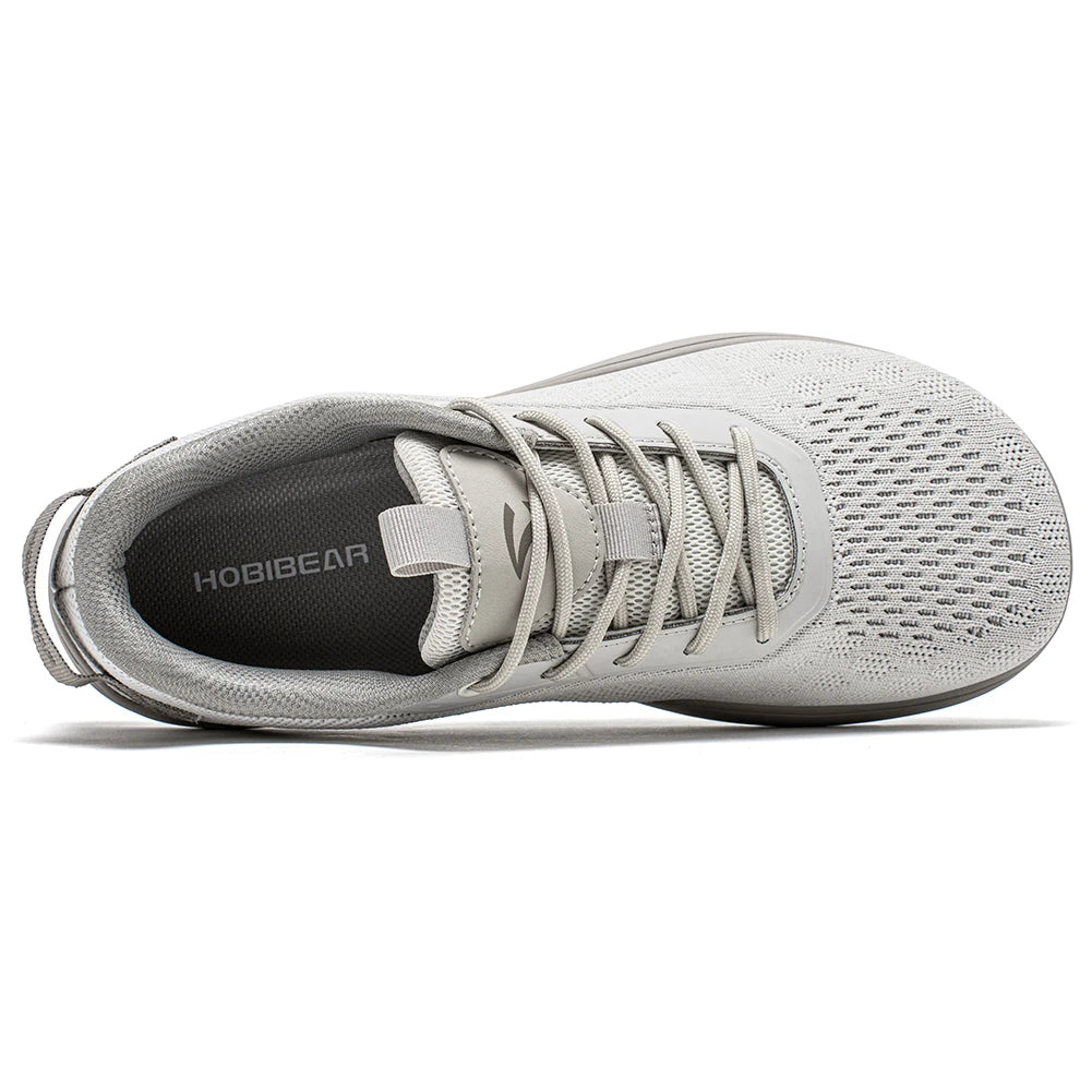 HOBIBEAR Knit Barefoot Shoes Unisex Zero Drop Wide Toe Sneaker Minimalist Breathable Causal Walking Shoes