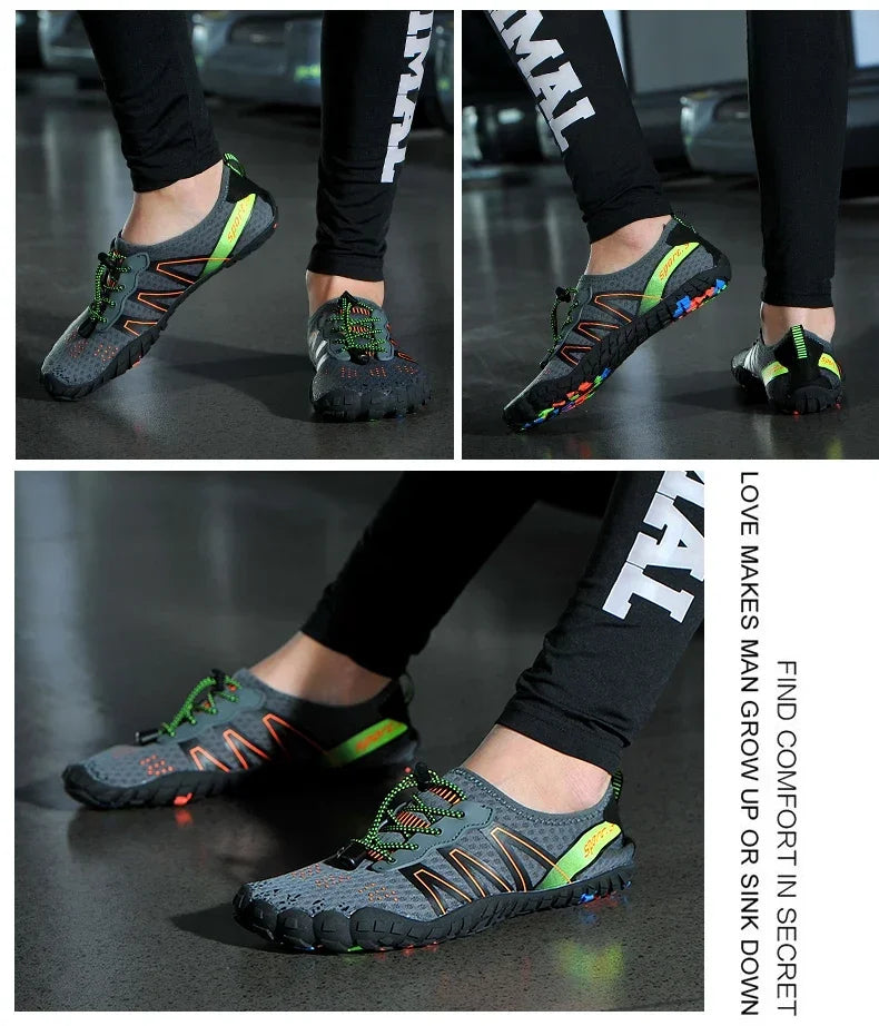 Men Wading Shoes Women Swimming Shoes Sneakers Barefoot Beach Sandals Upstream Aqua Shoes Quick-Dry Sea Diving Gym Water Shoes