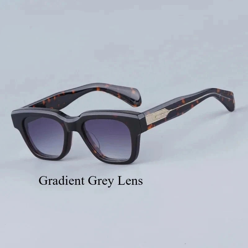 JMM Fellini Sunglasses Square High Quality High Street Punk Uv400 Men and Women Eyeglasses for Optical Prescripiton with Case