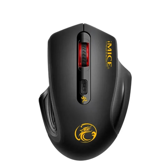 Ny trådlös mus 2000DPI justerbar USB 3.0-mottagare optisk datormus 2.4GHz gamingmus ergonomisk design för laptop
