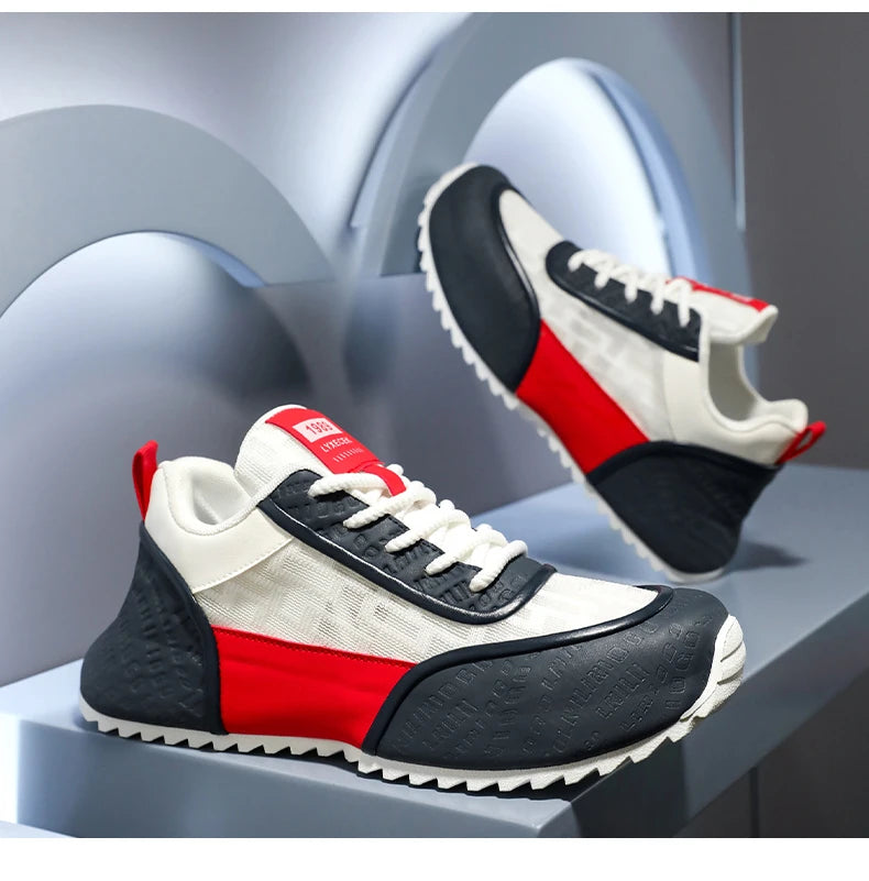 Markenschutz 2026 neue leichte, rutschfeste, atmungsaktive und verschleißfeste Herren-Laufschuhe – sportlich, modisch, vielseitig, lässig