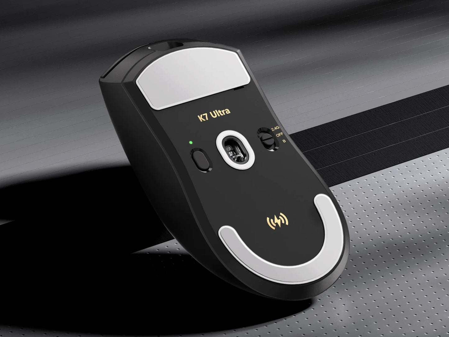 MCHOSE K7 Ultra Dual 8K Polling Rate Lightweight Magnetic Wireless Gaming Mouse PAW3950 Wireless Charging Dock Esports Office