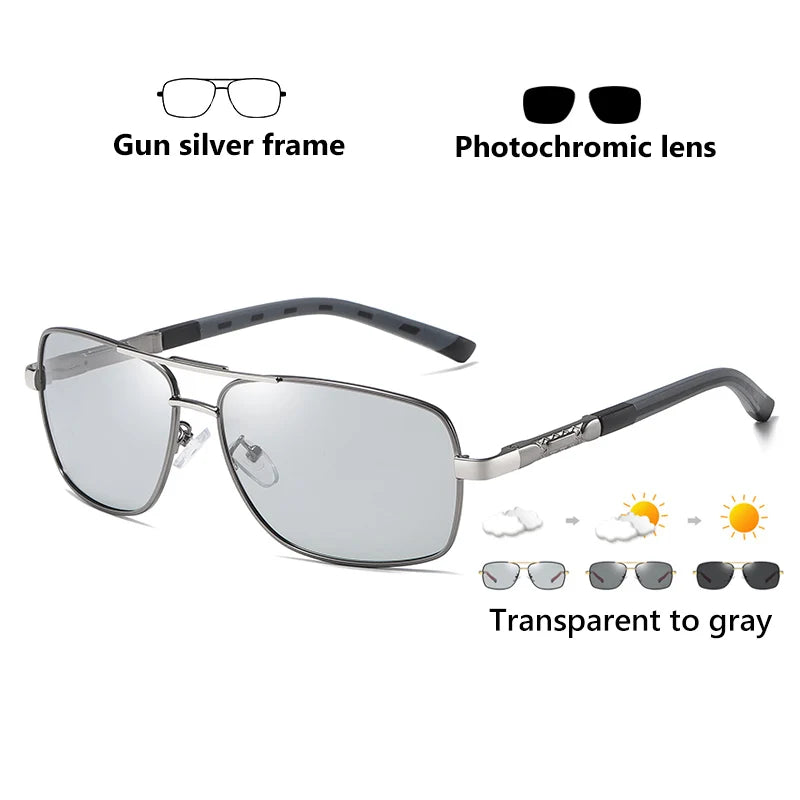 LIOUMO Brand Polarized Sunglasses Men Photochromic Sun Glasses For Women Driving Glasses Anti-Glare Goggles gafas de sol hombre