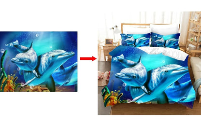 Cartoon Children Duvet Cover Minecraft Cartoon Quilt Cover Bedding Set Queen King Full Size with 1/2 Pillowcase Bedroom