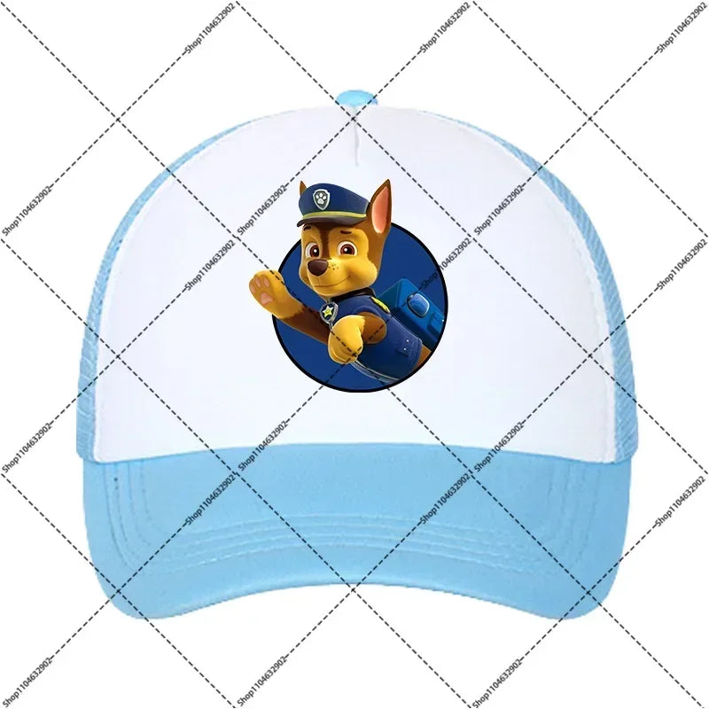 Paw Patrol-kasketter: Chase og Skye – baseballkasket til kvinder og mænd med sødt tegneserie- og anime-mønster, solhat, sommerkasketter til udendørs brug, fødselsdagsgaver