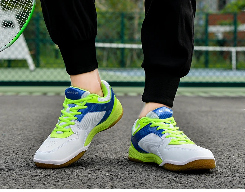 Chaussures de badminton originales décontractées de haute qualité pour hommes, baskets de tennis de table, vêtements de tennis de table, entraînement de degré, extérieur, volley-ball