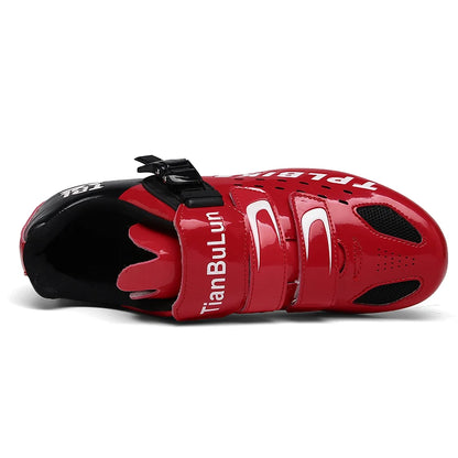 New Men’s and Women’s Bicycle Shoes Outdoor Cycling Shoes with Three Functional Soles Professional Training Shoes