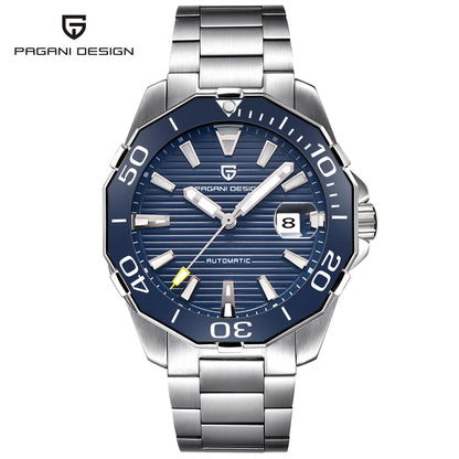 2025 New Brand PAGANI DESIGN 1617 Men's Military Sport Mechanical Watches Waterproof Stainless Steel Top Brand Luxury Men Watch