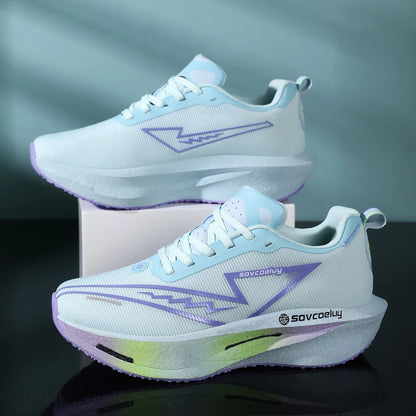 Παπούτσια Τρεξίματος με Πλάκα Άνθρακα για Μαραθώνιο, Ανδρικά και Γυναικεία, Αθλητικά, Διαπνέοντα, Ελαφριά, Άνετα, Αντιολισθητικά Sneakers