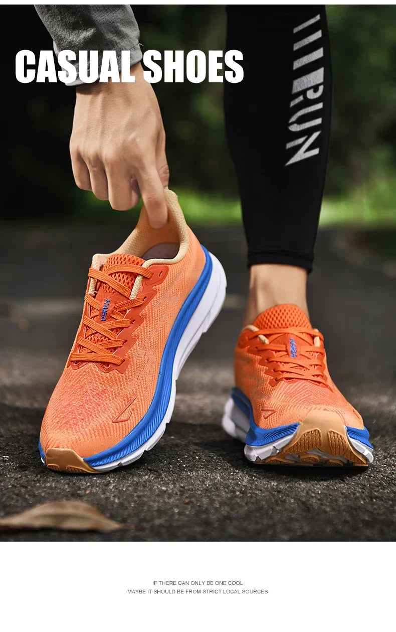 2025 nye afslappede løbesko til sport og udendørs brug, komfortable forår/sommer-sneakers med skridsikker sål, unisex til mænd og kvinder, bløde træningssko til mænd