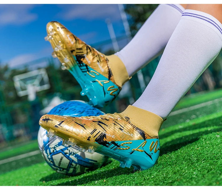 Chaussures de football professionnelles pour hommes, crampons de football FG ultralégers, baskets d'entraînement de football, chaussures de sport d'extérieur