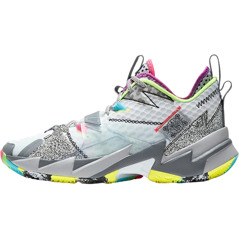 Nike genuine genuine Men's Versatile Anti-slip Lightweight Mid-top Basketball Shoes CD3003-100