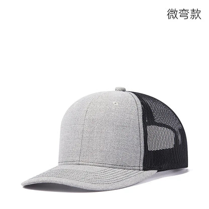 Gorras de camionero de malla en 38 colores para actividades al aire libre, gorras «dad hat» con cierre a presión, gorras de hip hop para hombre y mujer, gorras de béisbol ajustables para niños y niñas
