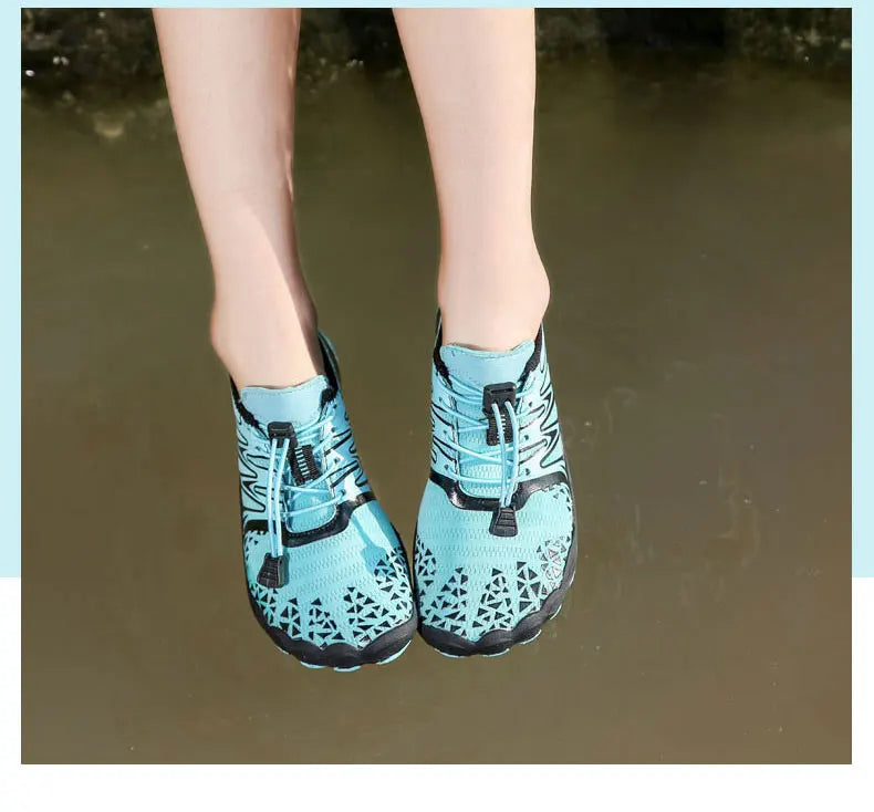 EOCENE Barfuß-Outdoor-Sportschuhe für Herren und Damen, schnell trocknende Aqua-Schuhe für Strand, Schwimmen, Fitness, Waten, Wandern und Radfahren