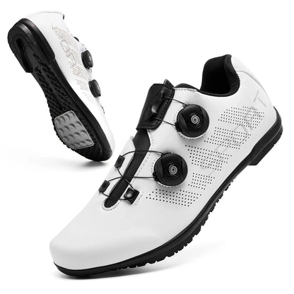New outdoor rubber soled cycling shoes Breathable and comfortable professional sports rubber cycling shoes