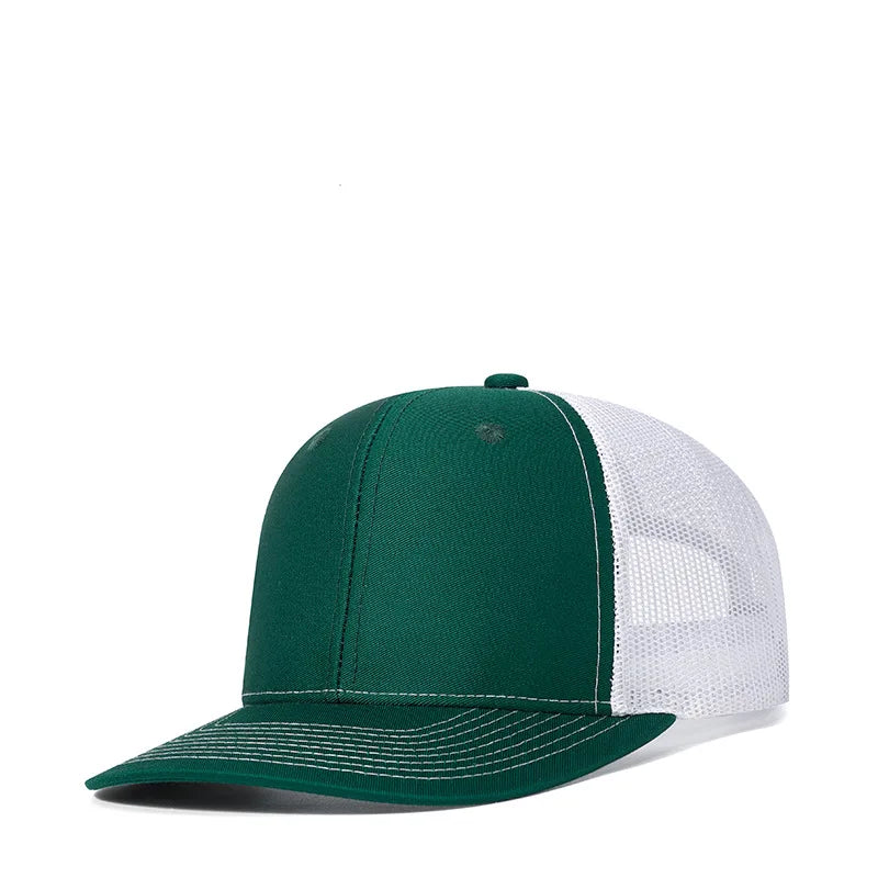 Gorras de camionero de malla en 38 colores para actividades al aire libre, gorras «dad hat» con cierre a presión, gorras de hip hop para hombre y mujer, gorras de béisbol ajustables para niños y niñas