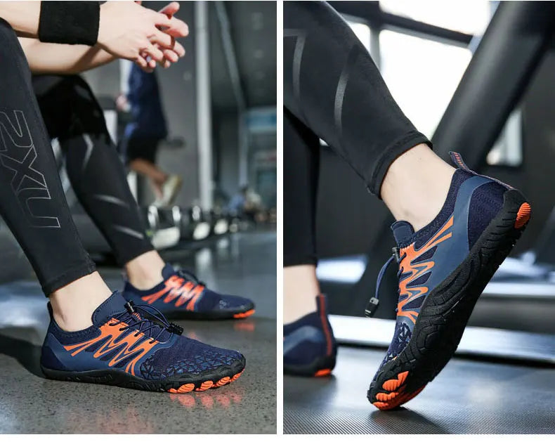 EOCENE Barfuß-Outdoor-Sportschuhe für Herren und Damen, schnell trocknende Aqua-Schuhe für Strand, Schwimmen, Fitness, Waten, Wandern und Radfahren