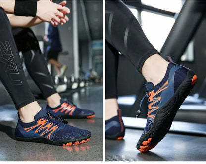 EOCENE Barfuß-Outdoor-Sportschuhe für Herren und Damen, schnell trocknende Aqua-Schuhe für Strand, Schwimmen, Fitness, Waten, Wandern und Radfahren