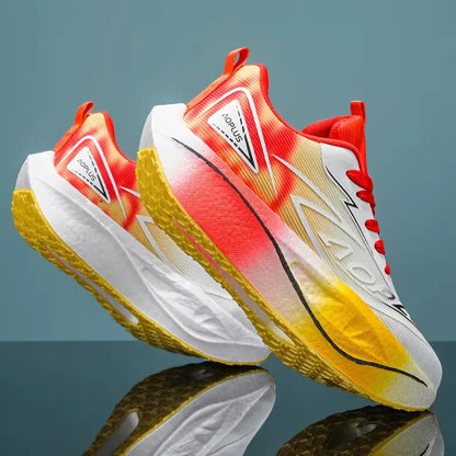 2026 Air Cushion Jogging Running Shoes Carbon Plate Marathon Men's Sports Breathable Lightweight Women's Non-Slip Sneakers