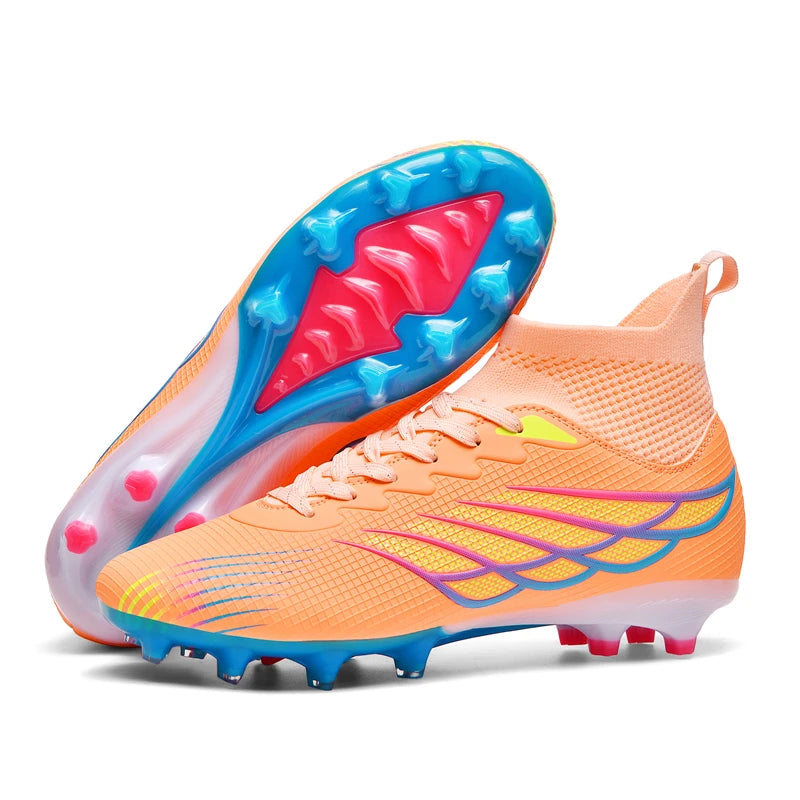 2026 New Superfly FG Football Boots Outdoor Soccer Cleats Black Shoes Soft Sport Professional Breathable Comfortable Boots