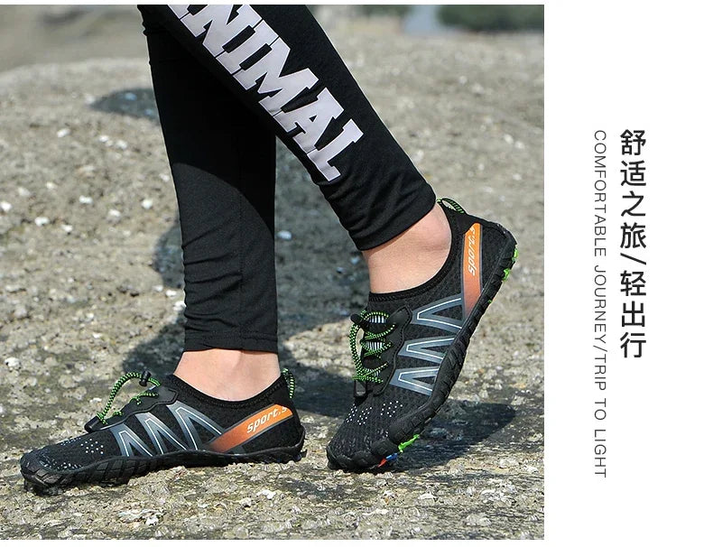 Men Wading Shoes Women Swimming Shoes Sneakers Barefoot Beach Sandals Upstream Aqua Shoes Quick-Dry Sea Diving Gym Water Shoes