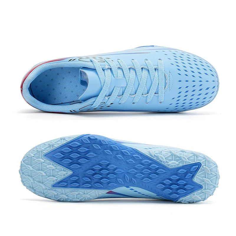 Professional Turf Soccer Shoes Men Cleats Non-Slip Training Football Shoes Boys Artificial Grass Breathable Athletic Soccer Shoes