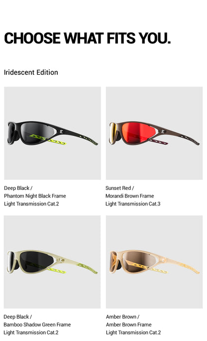 Kapvoe Hiking Sunglasses Camping Fashion Sunglasses for Men Photochromic Cycling Glasses MTB Bike Goggles Fishing Eyewear Sports