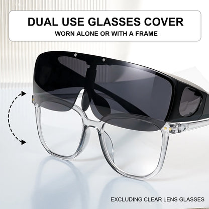 Fit Over Sunglasses Sun Glasses Sunnies Shades Fashion Glasses for Men Women Protection Wrap Around Driving Glasses Eyewear