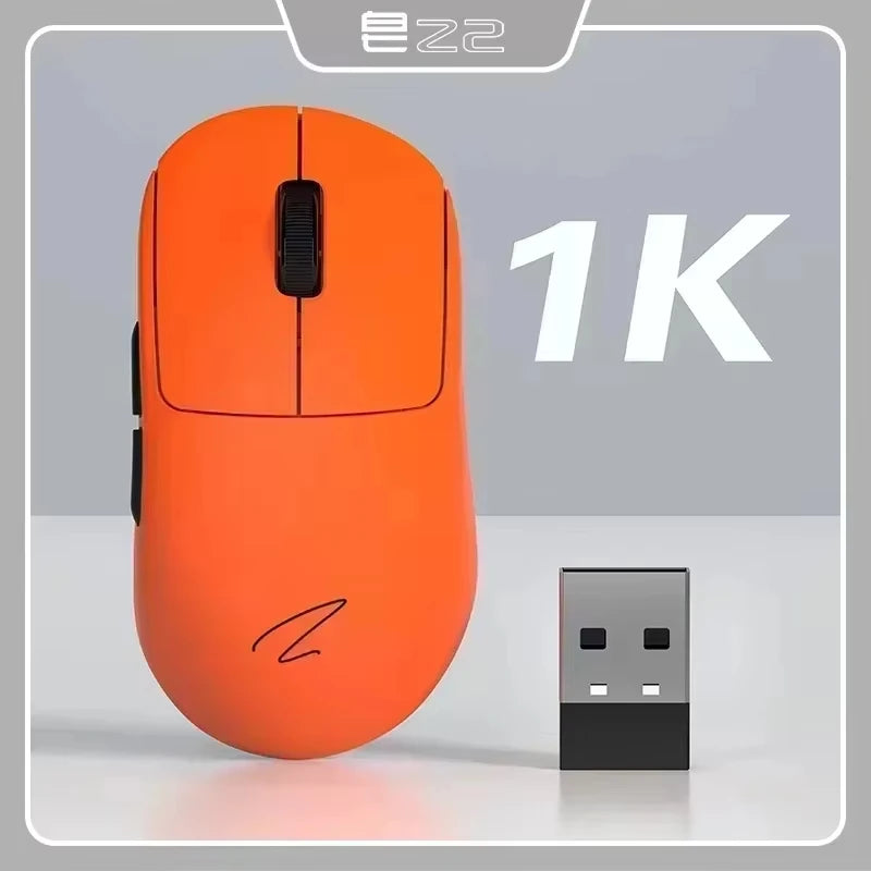 Zaopin Z2 Wireless Mouse 3 Mode Paw3395 4k Return Lightweight ESports Mouse Custom Computer Gaming PC Gamer Accessory Mice Gifts