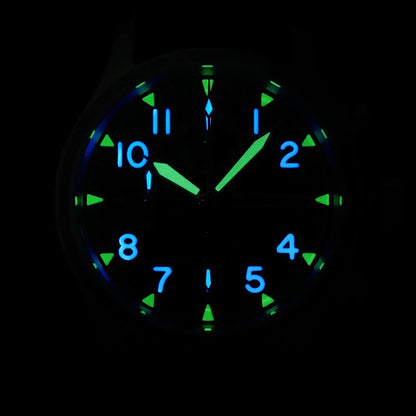 Reloj cronógrafo de cuarzo Militado VK61 VK67, 39 mm, caja de acero inoxidable 316L, 3 esferas, resistente al agua 100M, reloj militar multifunción