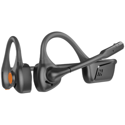 Open Ear Bluetooth 5.1 Headset Aptx HD/ LL Noise Canceling Microphone, Long 24H Wireless Headset  for Cellphone PC Laptop