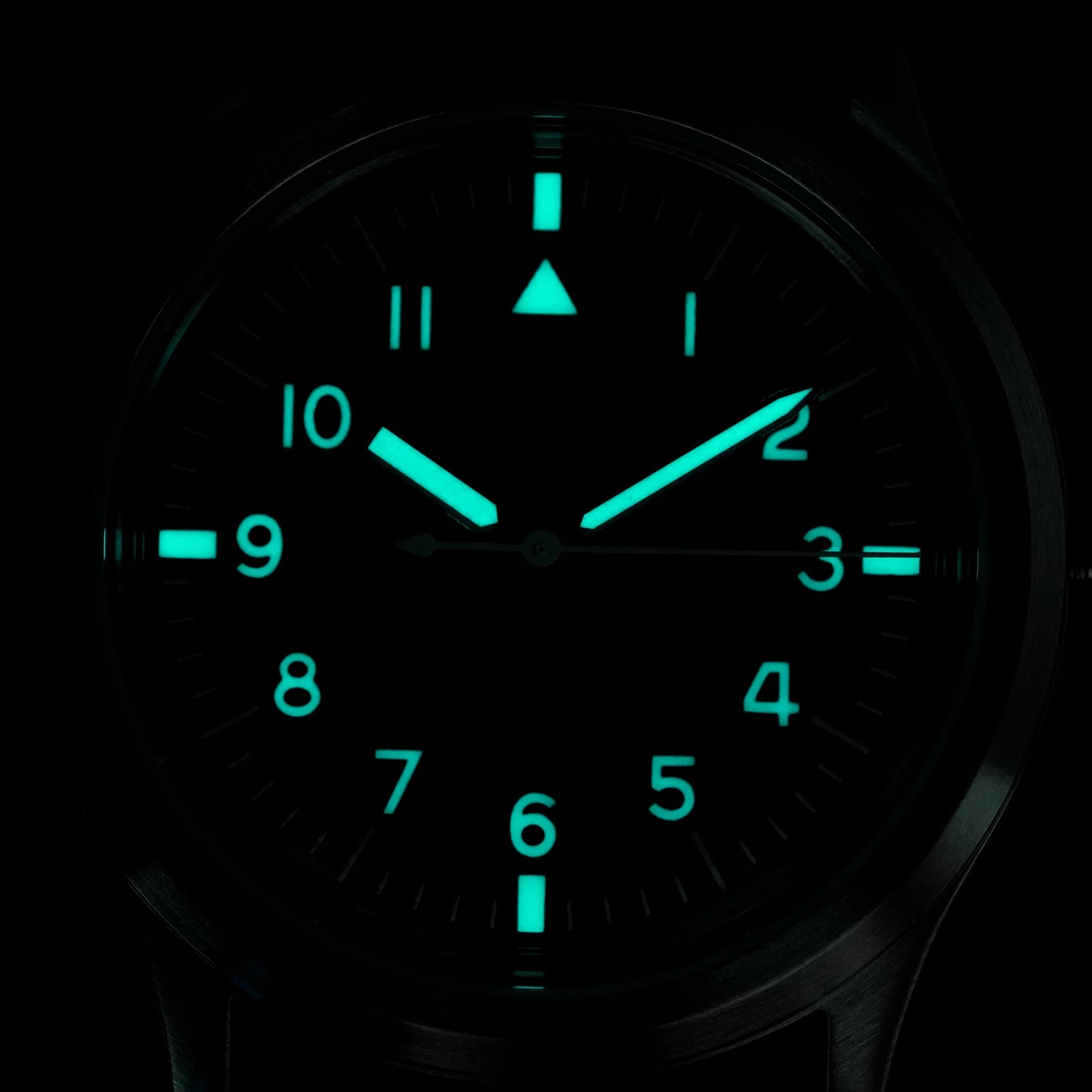 Militado ML14 Quartz Watch Cream Dial VH31/VH65 Sweep Movement Bubble K1/ Sapphire Luminous 36Mm Vintage Watches 100M Waterproof