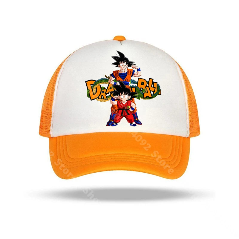 „Dragon Ball“ beisbolo kepurės su anime personažų atvaizdais, saulės kepurės vaikams ir suaugusiems, vasarinės, kvėpuojančios, kasdienio stiliaus kepurės, reguliuojamos kepurės su snapeliu, dovanos