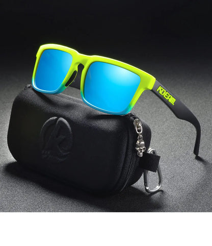 2025 Kdeam Polarized Sunglasses for Men Women Fashion Unisex Brand Trendy Outdoor Eyewear For Couple Mirror red lens