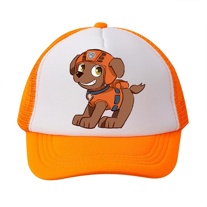 Baseballkappe für Jungen und Mädchen, sommerlicher, verstellbarer Sonnenhut, Anime, Paw Patrol, Chase, Skye, niedlicher Retro-Sonnenhut, Kopfbedeckung für Erwachsene, Geschenk