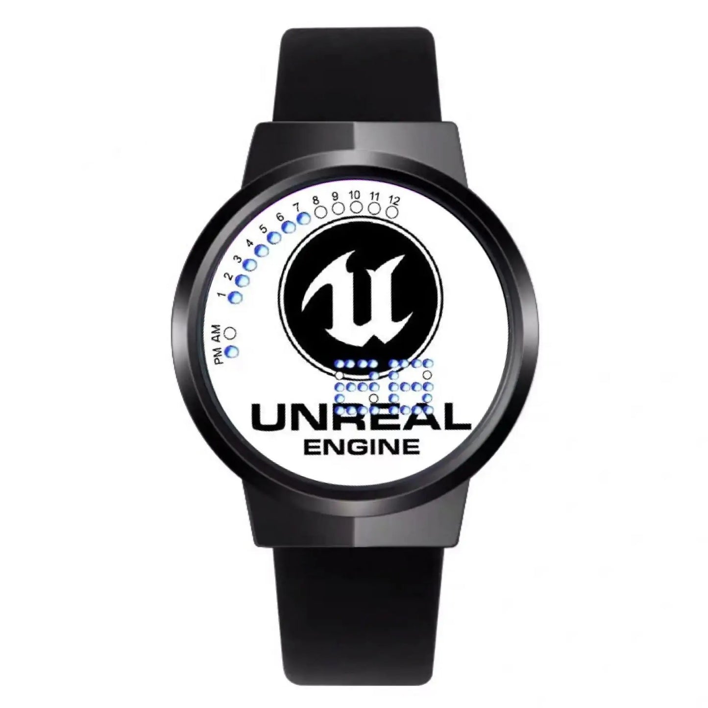 Reloj Fortnite de moda cute, cartoon y kawaii personalizado con luz nocturna LED táctil, reloj electrónico para estudiantes, regalo para amigos